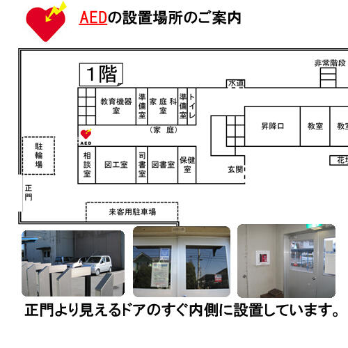 AED設置場所のご案内