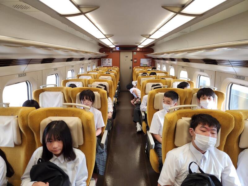 東北新幹線の様子
