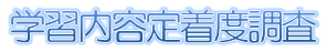 学習内容定着度調査
