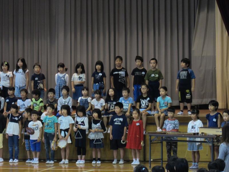 2年生の「虫の声」 2年生の「虫の声」