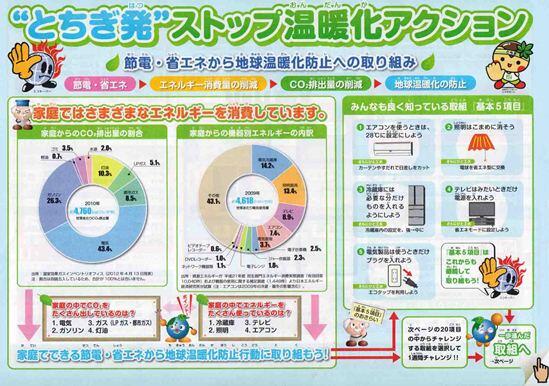 ”とちぎ発”ストップ温暖化アクション