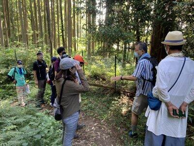 堀と盛り土の説明