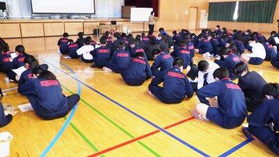 デートＤＶ防止出前講座の様子