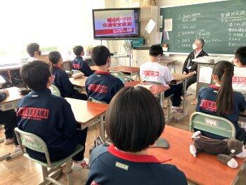 交通安全教室の様子