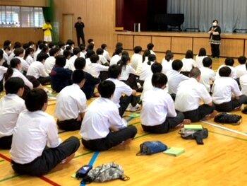 学年集会の様子