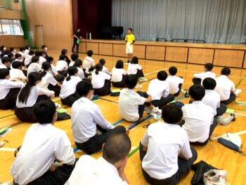 学年集会の様子