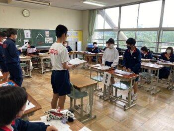 模擬総会の様子