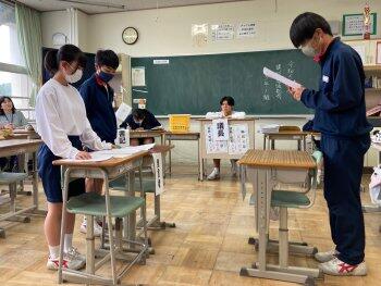 模擬総会の様子