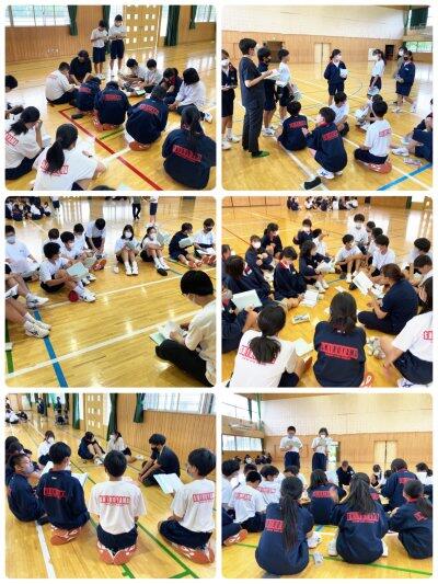学年集会の様子