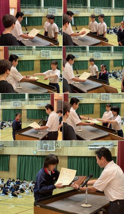 表彰の様子