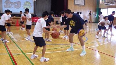 3×3バスケットボール教室の様子