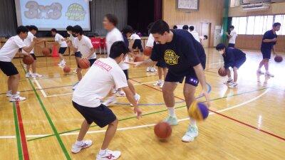 3×3バスケットボール教室の様子
