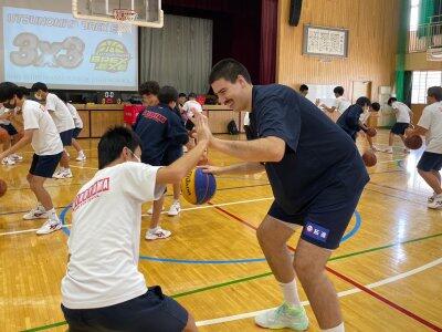 3×3バスケットボール教室の様子