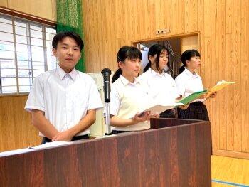 立会演説会の様子