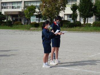 交通安全教室の様子