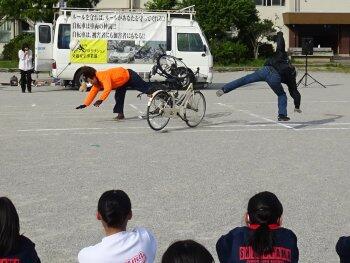交通安全教室の様子