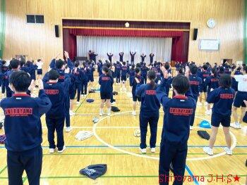 生徒会朝会の様子