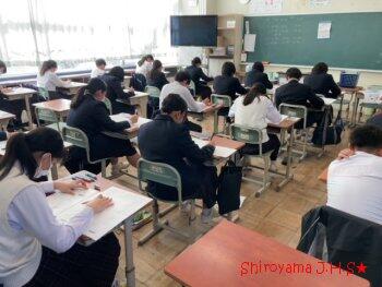 実力テストの様子