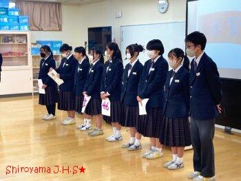 小６中学校訪問の様子