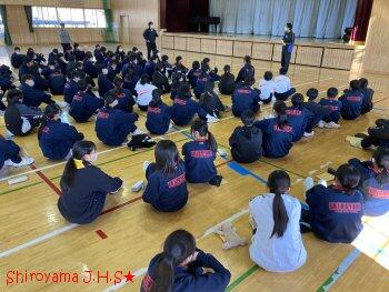 2学年集会の様子