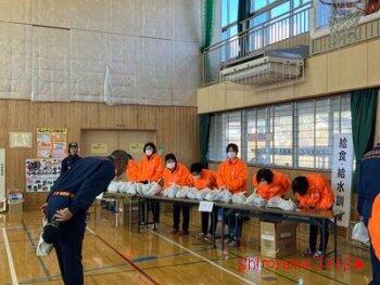 城山地区防災訓練の様子
