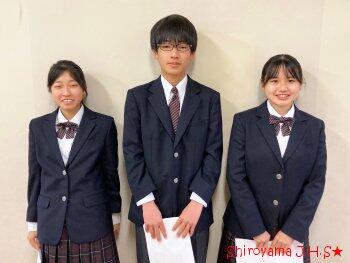 生徒会役員選挙告示の様子