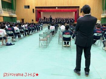 3年生を送る会の様子