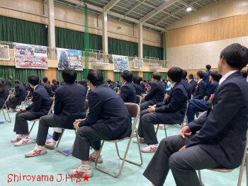 3年生を送る会の様子