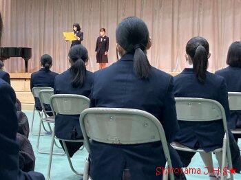 3年生を送る会の様子