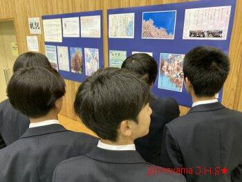 卒業式予行の様子