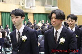 卒業式の様子