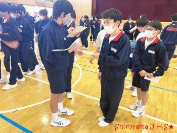 生徒会役員選挙の様子