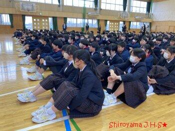 離任式の様子