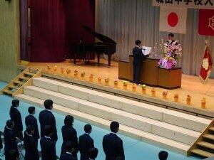 入学式の様子