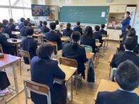 生徒会入会式の様子