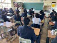 生徒会入会式の様子