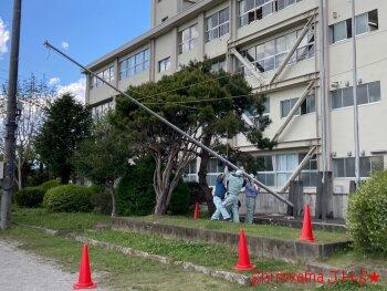 機動班の作業の様子