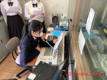 生徒会朝会の様子