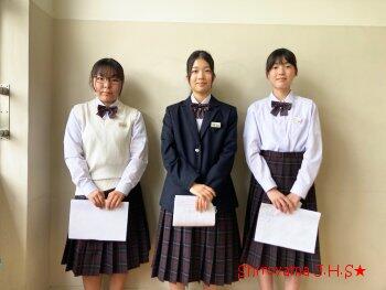 生徒会朝会の様子