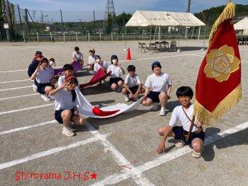体育祭予行の様子