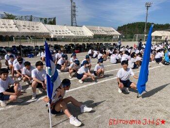 体育祭予行の様子