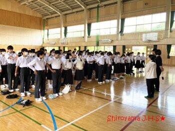 2年生 学年集会の様子