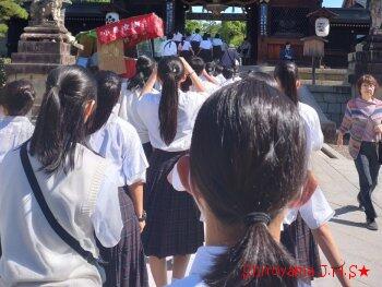 修学旅行の様子