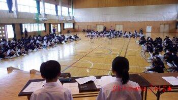 生徒総会の様子