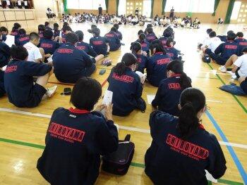 生徒総会の様子
