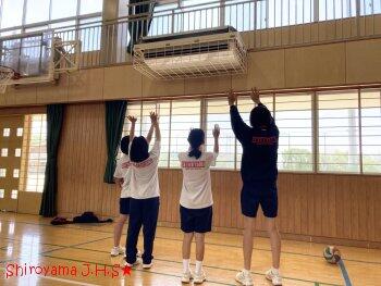 体育の授業の様子