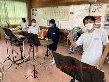 吹奏楽部の様子