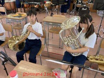 吹奏楽部の様子