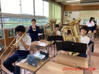 吹奏楽部の様子