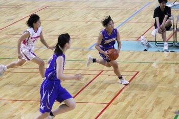 女子バスケットボール部の様子
